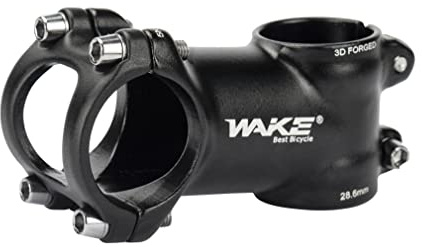 CYSKY 31,8 cykelstam 7 grader 45 mm 60 mm 70 mm MTB stam styrehöjning för vägcykel, mountainbike, MTB, BMX, cykling (60 mm)