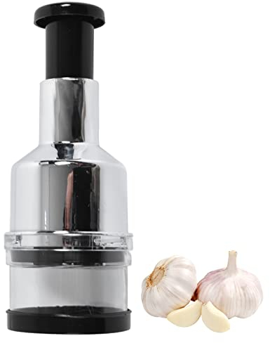 Picadora manual de cebolla a presión, Mini picadora portátil de verduras, picadora Manual de alimentos de acero inoxidable para utensilios de cocina