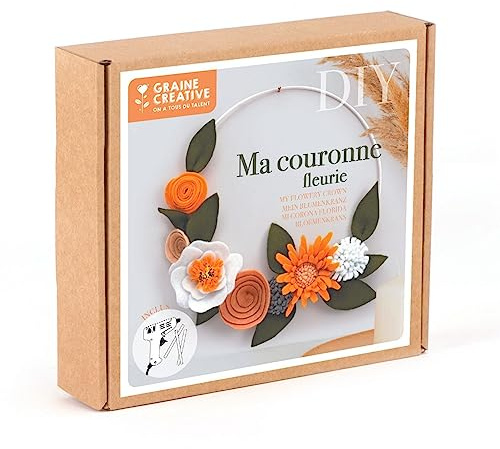 Bastelset Filz Mein Blumenkranz 20 cm
