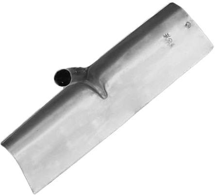 BESPORTBLE Pala de Limpieza Multiusos de Metal Plata para Estiércol