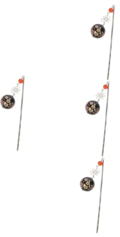 Didiseaon 4 Horquillas Elegantes Para El Pelo Para Niñas Y Mujeres De Color Cereza Fáciles De Fijar Accesorios Para Fiestas Y Uso Diario.