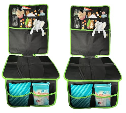 HECKBO 2X Kinder Auto Sitzauflage Waldtiere