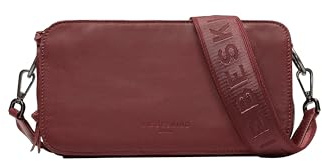 LIEBESKIND Berlin Damen-Umhängetasche,Clarice M“ Crossbody Bag, Leder, verstellbare Schulterriemen, Reißverschluss-Fächer, Knopfverschluss