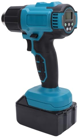 Pistola de Calor Inalámbrica, Pistola de Aire Caliente a Batería BL1830B con Pantalla LCD, Modo de Memoria y Temperatura Máxima de 1022 °F, 4 Boquillas para Manualidades,
