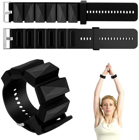 Gewichtsmanschetten Knöchelgewichte Set 2er (je 0,45 kg), Verstellbare Pilates Handgelenk Gewichte und Ankle Weights, für Yoga, Gehen, Jogge, Tanz, Cardio, Aerobic für Frau Mann