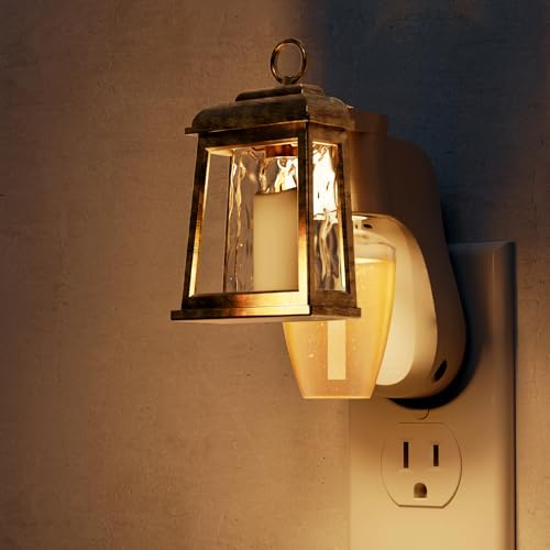 L LOHAS LED Wall Fragrance Plug in with Candle Night Light Compatible with Bath and Body Works Fragrance, Wall Plug Essential Oil Diffuser with Nightlight for Hallway, Bathroom (1 Pack)