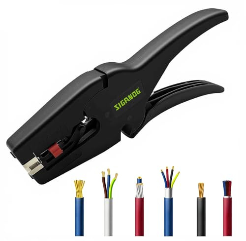 Pince a Denuder Electricien,Pince à Dénuder Automatique avec Mâchoires Auto-ajustables,Applicable Aux Installations éLectriques, Aux Automobiles Et Aux Produits éLectroniques(AWG 32-7/0.03-16mm²)