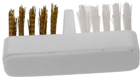 CIYODO Cepillo de Limpieza para Uñas con Cerdas de Cobre Práctico y Portátil para Manicura y Salón de Uñas para Eliminar Polvo y Residuos Bits de Taladro