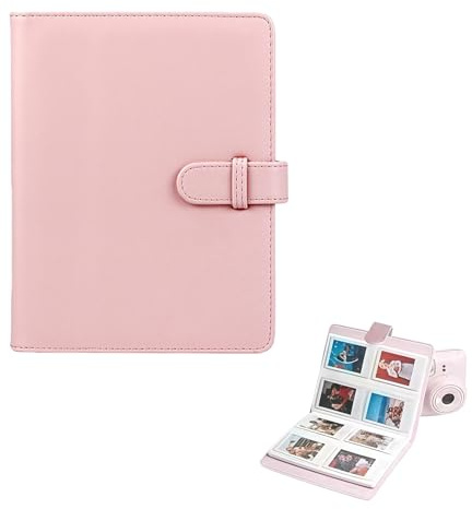 KLINNA Álbum de fotos con 256 bolsillos para película de 3 pulgadas, álbum de fotos apto para Fujifilm Instax Mini 12 11 9 8 7, álbum de fotos compatible con papel fotográfico Kodak Zinc, Polaroid