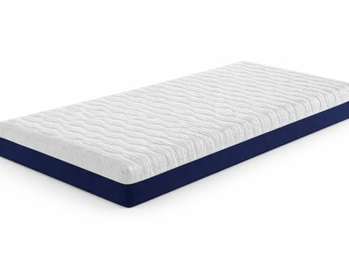 DREAMDI Skummadrass med 3 cm de Viskoelastisk HADES 140x200 cm, höjd 20 cm, avtagbar och tvättbar