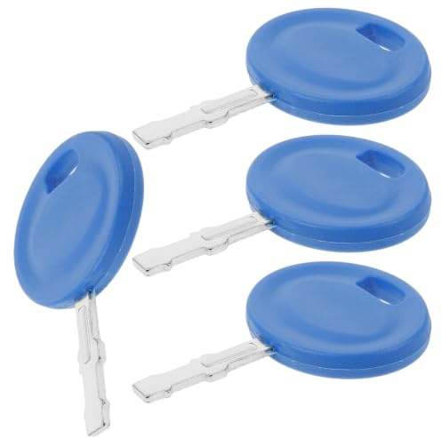 USHOBE 4 Llaves de Encendido para Cortacésped Diseño Fácil de Usar y Alta Compatibilidad, Accesorio de Repuesto de Metal y Plástico para Máquina de Cortar Césped