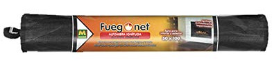 Masso 231480 Feuerfester Teppich, Schwarz, 100 x 150 cm