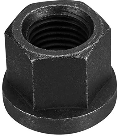 QUARKZMAN M22 Flanschmuttern Sperre Mutter Grad 10.9 Karbonstahl Schwarz Oxidiert Flansch-Sechskantmuttern für Maschinen