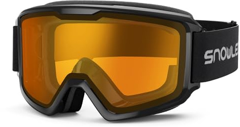 Snowledge Skibrille Damen und Herren Snowboardbrille Doppel-Objektiv OTG UV400 Schutz Anti-Beschlag