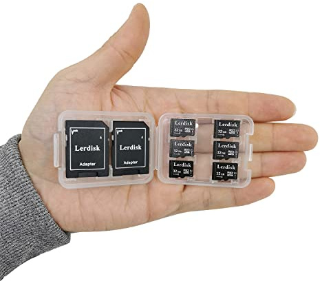 Factory Wholesale 32GB Micro SD Card 6-Pack U3 A1 V30 Class 10, 60+MB/s Read for 4K Camera,Dash Cam,Game Console,Drone,CCTV,High Endurance(6x32GB)