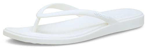 Crocs Women Flip, Miami Thong Flip, Chalk, 8 UK Women