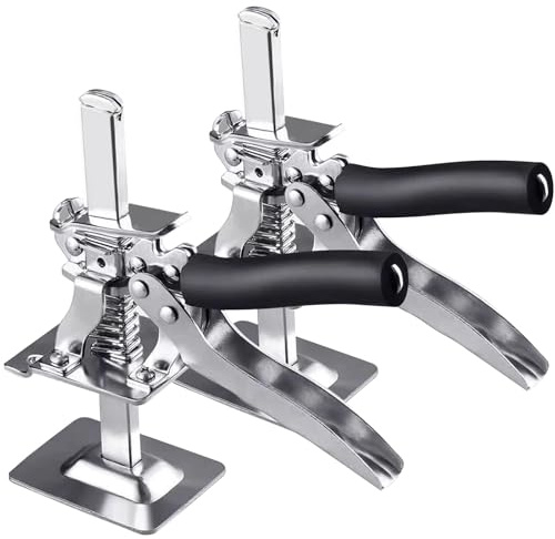 Labor Saving Arm, 2 Pcs Hand Lifting Tool Jack, Door Panel Lifting Cabinet Jack Board Lifter, Wall Tile Height Adjuster Furniture Jack