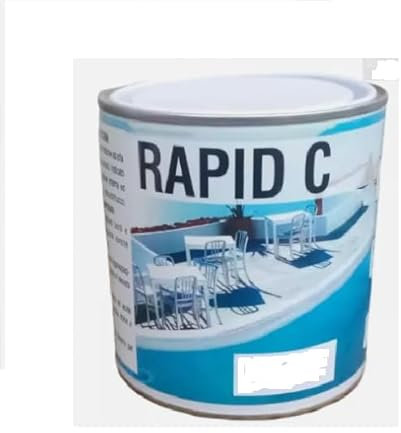 Generico Lack mit Chlor-Kautschuk für den Innenbereich, für Schwimmbäder, Wannen (weiß, 0,750 Liter)