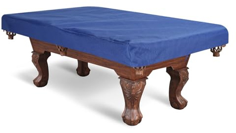 PATIKIL Funda Para Mesa De Billar 7 Pies Oxford Impermeable Para Interior Y Exterior Antipolvo Accesorios De Billar Para Proteger Mesa De Billar Hogar Club Bar Azul Marino