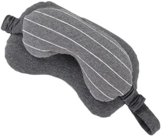 BESTYASH Multifunktionales Reise Nackenkissen mit Augenkissen aus Reiner Baumwolle Ergonomisches Design und Lichtschutz für Komfortables Schlafen zu Hause und Unterwegs
