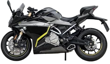 MPODYTSF Maßstabgetreues Modell Motorrad-Simulation Im Maßstab 1:12, Wertvolles Geschenk, Display, Sound, Licht, Für CFMOTO Für Breeze 250SR(Nero)
