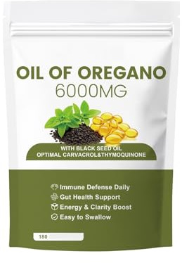 Oreganoolja med svartfröolja - Stödjer övergripande balans och vitalitet, för kvinnor och män,1pcs
