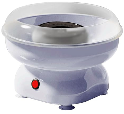Máquina De Algodón De Azúcar, Máquina Eléctrica para Hacer Dulces De Algodón De con Un Diámetro Grande De 270 MM, Extraíble Y Limpiable, Máquina para Hacer Dulces De Hilo De Algodón para Cumpl Purple