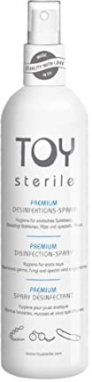 EIS Toy Cleaner | TOYsterile Desinfektion-Spray für Sexspielzeug aller Materialien | Schutz vor Bakterien, Pilzen und Viren | Hygienespray mit desinfizierender Wirkung | Für Lovetoys | 300 ml