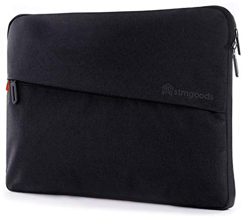 STM Bags Tower Gamechange Sleeve Aktentasche für 15- Geräte - schwarz (6mm Polsterung zum Schutz Ihres Gerätes, Fronttasche mit Reißverschluss für Zubehör, Wasserabweisend)