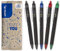PILOT - 5er-Set Frixion Point Clicker - Tintenroller 0.5 mm mit löschbarer mit Druckmechani - Thermosensitiver Tinte - 2x Schwarz + 1x Blau/Rot/Grün - Nachfüllbar - Feiner Spitze