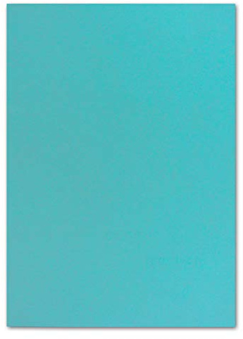 100 Blatt DIN A5 Papier - Türkis - 120gr - 14,8 x 21cm - Bastelbogen Tonpapier Bastelpapier Briefbogen - FarbenFroh by GUSTAV NEUSER