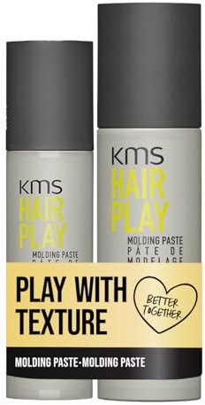 KMS HAIRPLAY Molding Paste Duo Pack für Textur mit einem modernen, natürlichen Finish