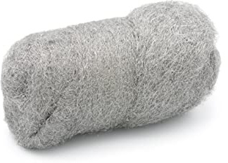 Wire Wool Mice Medium Grade Steel Wool Mice Wire Mesh Pads Multipurpose Rust Remover for Metal Finishing Rodent Rat Mouse Repellent (150g Roll)