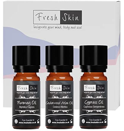 Freshskin Beauty LTD | 10ml Essential Oil Collection - Smoky (Nutmeg, Cedarwood Atlas, Cypress)