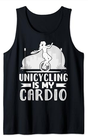 Einrad Fahrrad Lustiges Training Lernen Radfahren Tank Top
