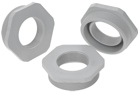 Kalitec 3x Riduttore M50/M32 in Plastica - Grigio Chiaro - IP68