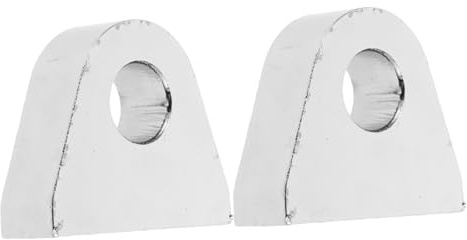 OSOLADY Support De Manille à Souder en Acier 2 Pièces u Formé pour Camion Hors Route Remorque Tracteur Usage Industriel