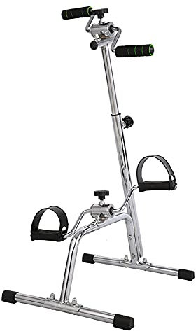 SBCGFY Heimtrainer, verstellbares Arm- und Beintrainingsgerät mit variablem Widerstand, verbessert die Durchblutung, für das Heimtraining/Silber / 95x53x40cm