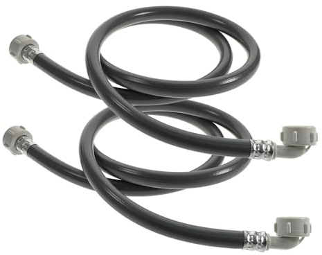 Gatuida 2 pièces Tuyau Arrivée Eau PVC pour Machine à Laver Rallonge Souple et Résistante pour Alimentation Lave-linge