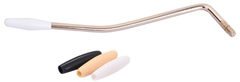 Abaodam Brazo de Trémolo Incluye 3 Puntas con Rosca de 6 Mm para para Guitarra Eléctrica de Metal Dorado Adecuado para Reemplazo de Partes de Guitarra