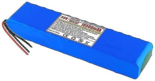 Caimcie Batteria al Litio per Bici elettrica da 36 V e 36 Ah, Batteria agli ioni di Litio 10S3P per Bici elettrica, per Monopattino Elettrico motorizzato da XT30+JST
