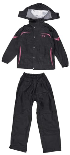 PANFHGFG Traje de lluvia impermeable con ribete reflectante adecuado para motociclistas para hombres y mujeres Conjunto de traje y pantalones de lluvia para hombres Equipo reflectante