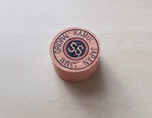 Kamui Original Billardqueue-Spitzen laminiert 10 Schichten Billard Zubehör Größe 13mm Härte Version SS