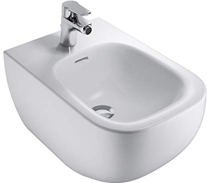 Wand-Bidet derby verdeckte Befestigung weiss VIGOUR DEWBDV