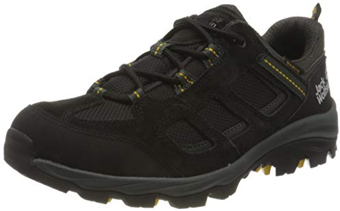 Jack Wolfskin Vojo 3 Texapore Low M Herren Outdoorschuhe , Black Burly Yellow Xt, 43 EU