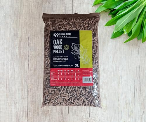 Exstream BBQ 3L Pellet - 8 Species - For Use With Ninja Electric Smokers & Ooni Pizza Ovens (Oak)