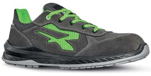U-Power Red Industry® Denver, Scarpe Antinfortunistiche Unisex, Scarpe da Ginnastica in Pelle Leggere, Flessibili, Antiperforazione, con Suola infinergy, con Puntale in Alluminio (38)