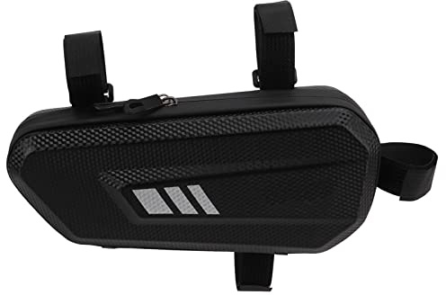 AMONIDA Motorrad-Aufbewahrungstasche, Motorrad-Seitentasche aus PU-Leder, wasserdichte Hartschale, fest für Motorradträger