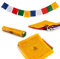 10 banderas de oración tibetanas hechas a mano en Nepal con hipocampo