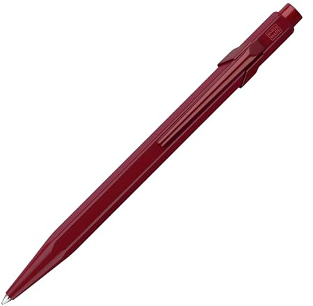 Caran d'Ache Kugelschreiber 849 Claim your Style in der Farbe Granatrot, 0849.599, Mittel, 1 Stück (1er Pack)